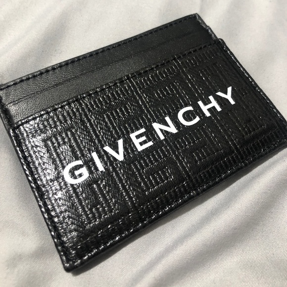 Givenchy G cut Cardholder in coated canvas and Leather - Picture 3 of 4